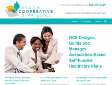 Tablet Screenshot of healthcoopstrategies.com